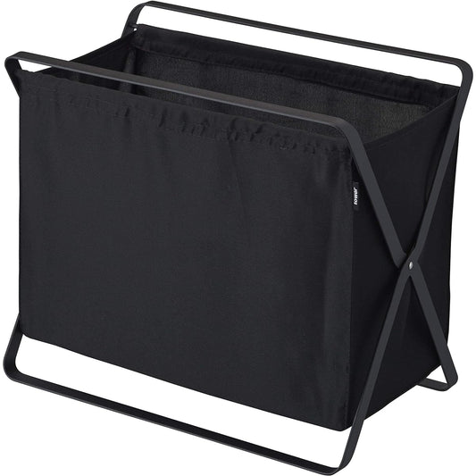 Yamazaki Jitsugyo (Yamazaki) Baggage Storage Box Black Approx. W46 x D29 x H40cm (when used) Tower Folding Luggage Storage 3545