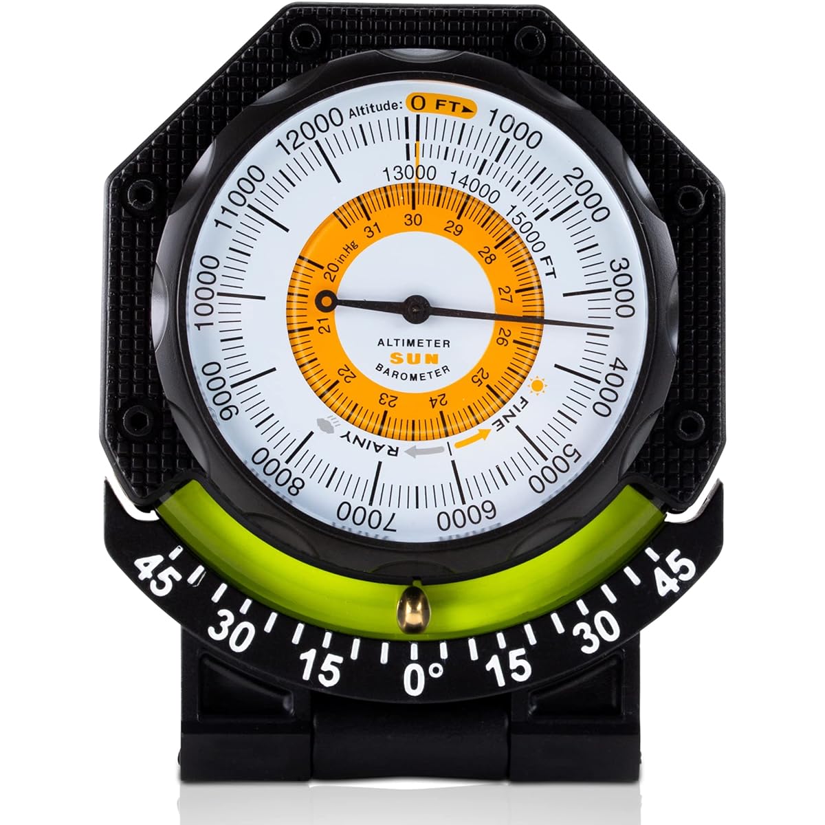 Sun Company Altitil -Dashboard Altimeter's Altimeter Lint Op -Road Car | Read altitude/pressure/inclination