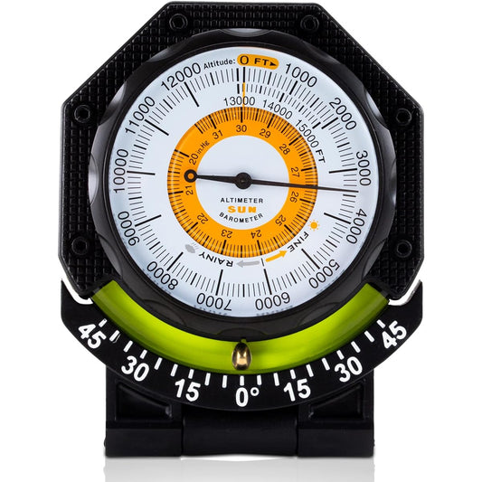 Sun Company Altitil -Dashboard Altimeter's Altimeter Lint Op -Road Car | Read altitude/pressure/inclination