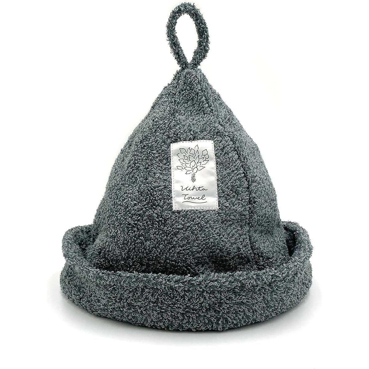 [PEAKS&TREES] Sauna Hat, Sauna Towel, Made in Imabari, Supervised by Finland, Towel, Men's, Women's, Sauna Cap, High Heat Resistance, Prevents Hair Dryness, Prevents Hot Flashes, Unisex (Sauna Hat kahvi (Black))