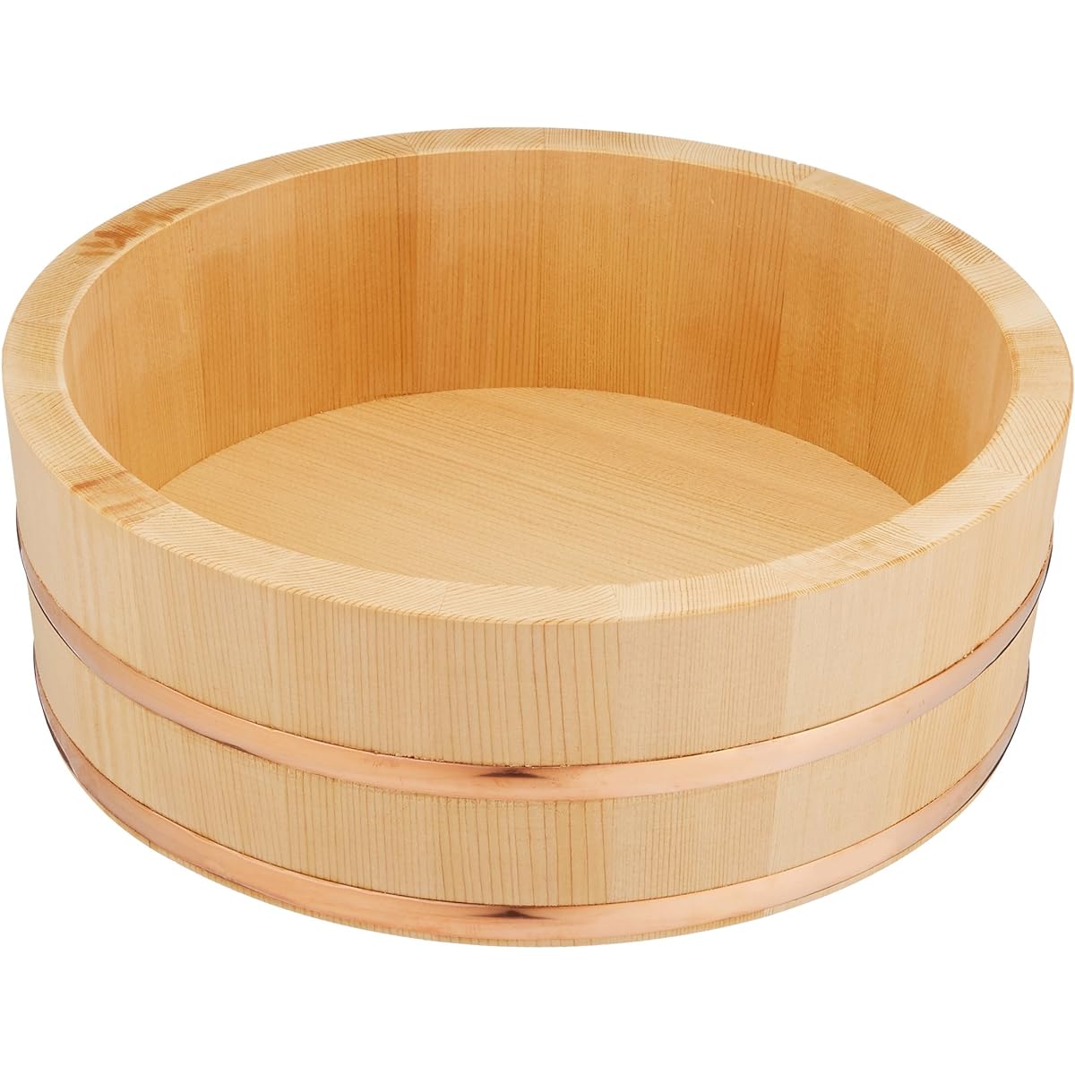 EBM Sawara rice table 24cm 2 cups copper hoop