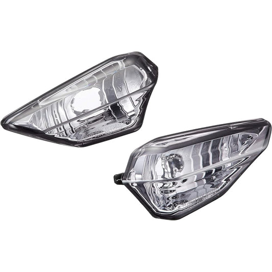 Kijima Motorcycle Bike Parts Turn Signal Lens Set (Rear) Smoke Ninja 250/400 2018~KAWASAKI 217-4451