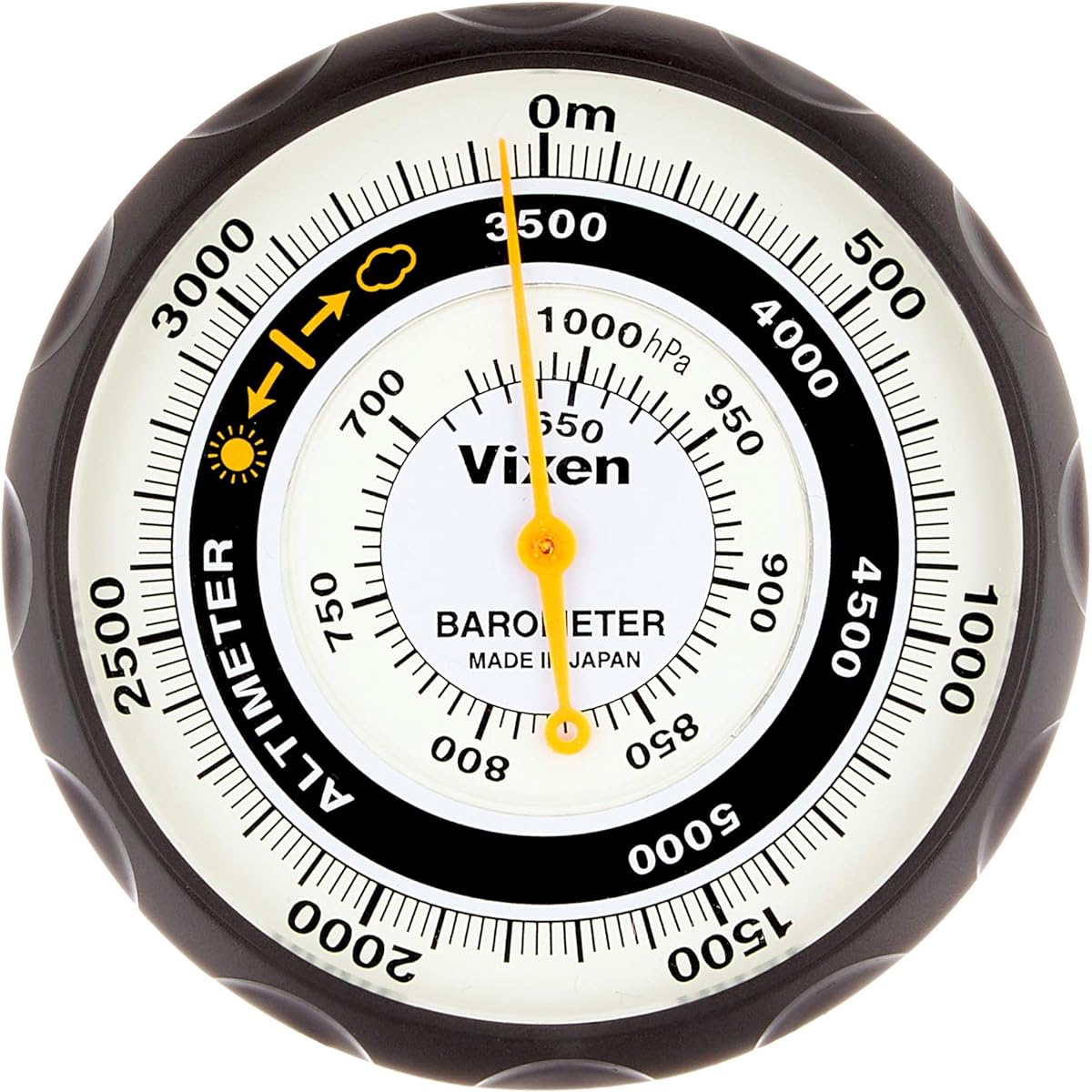 Vixen Altimeter Analog Barometer Black 46811