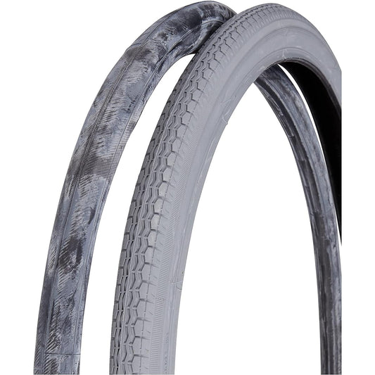 Shinko Wheelchair Tire + Tube Set WO SR120 Gray 20 x 1 3/8 Bicycle 20 Inch 65043 SR120