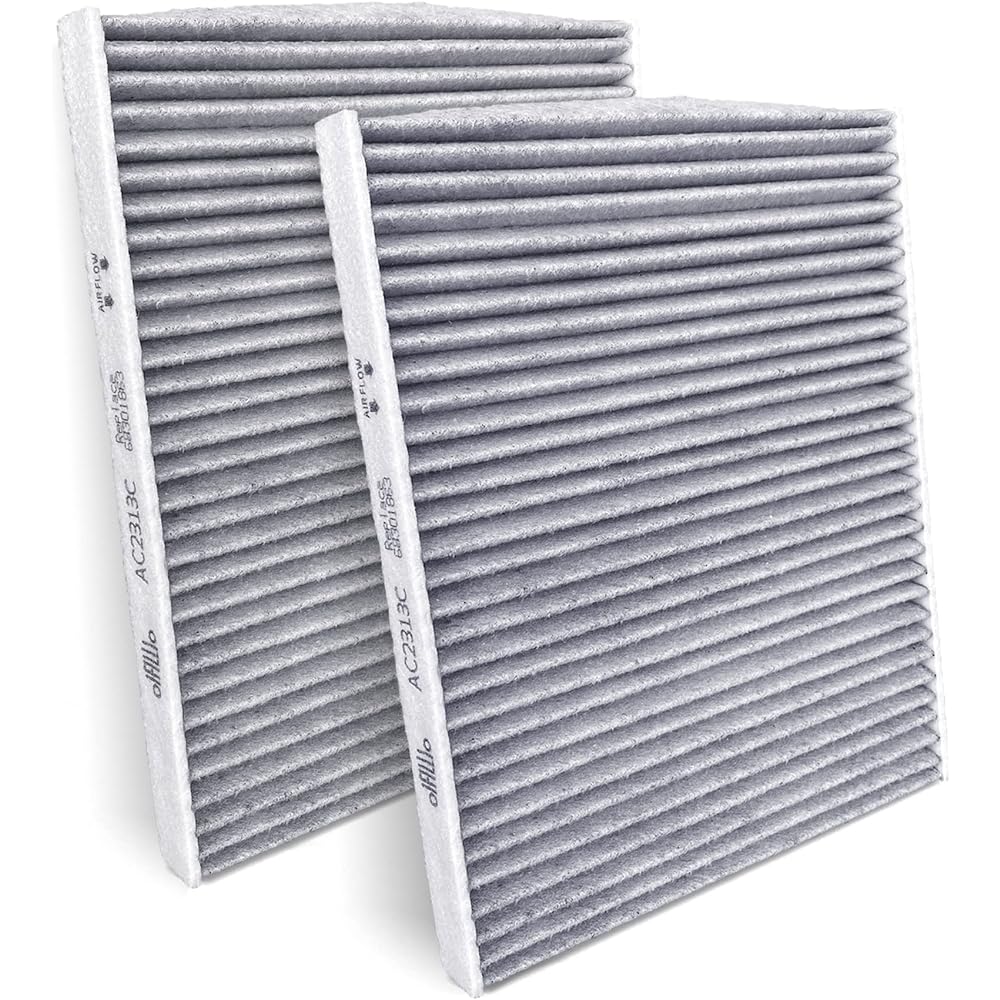 2018-2023 Wrangler JL 2020-2023 Gradiator Cabin Air Filter Jeep Languar Gradiator 68301863AA CF12450 OIFILLIO Filter Sponge-like Static electricity Fiber 2 pieces with indulgent carbon 2 pieces