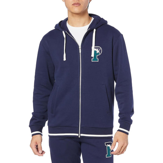 [PUMA] Fleece-lined Sweatshirt Parka Sweatshirt SQUAD Hooded Jacket FL 678459 Men's