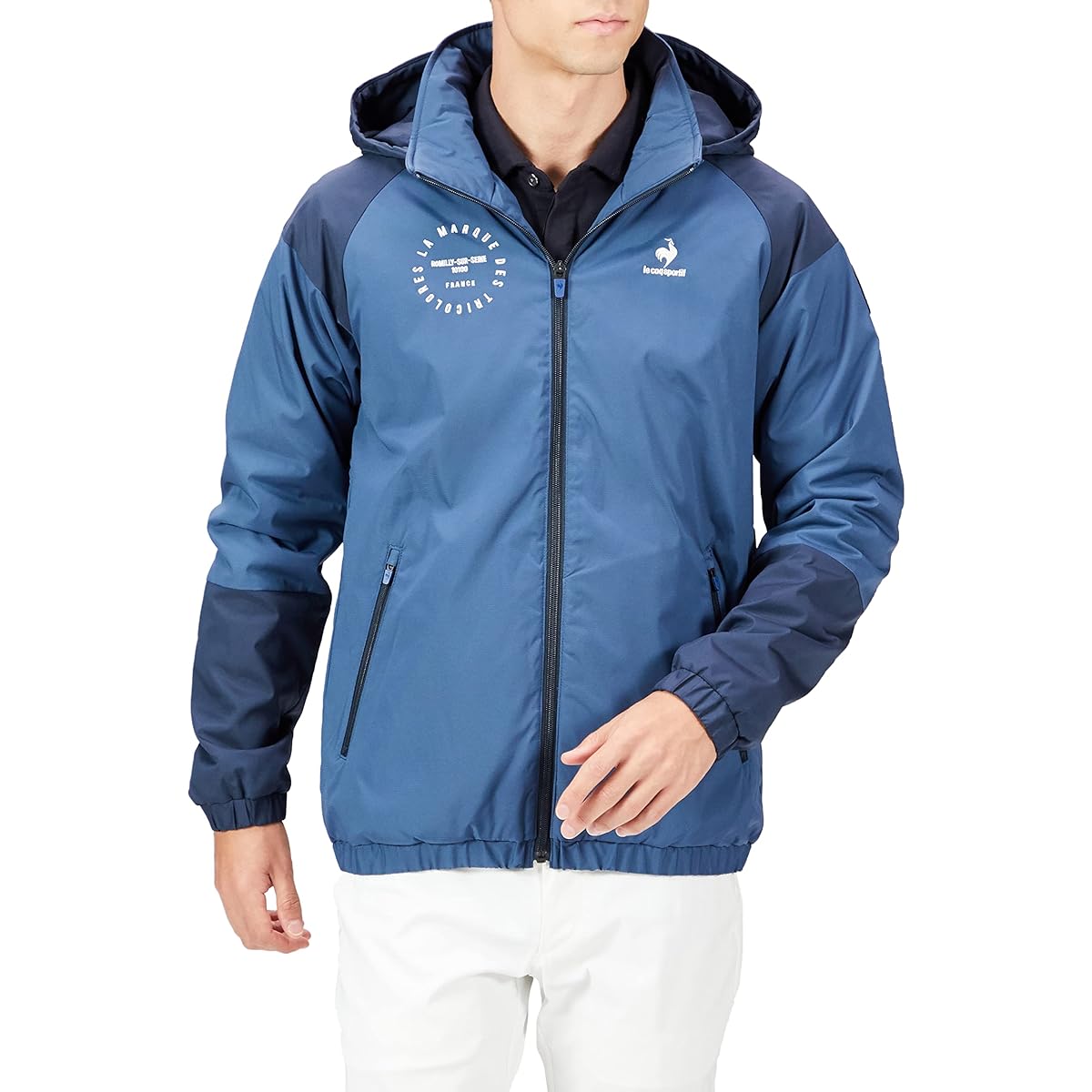 [Le Coq Sportif] 22 Autumn/Winter Model Golf Blouson [#NEW COMFORT] Active heat retention, water repellent, windproof, stretch, detachable, padding, removable hood, men's