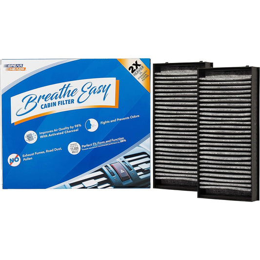SPEARHEAD ODOR DEFENSE BREATHE EASY Cabin Filter Up to 25%long lasting with fit activated carbon (Be-936)