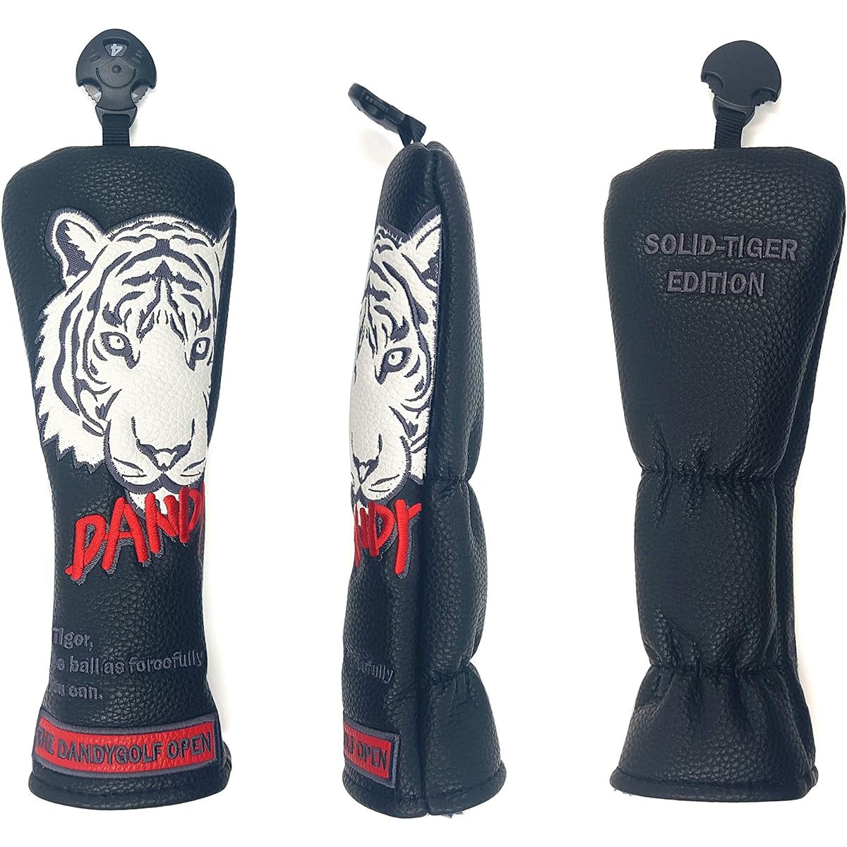 DANDY GOLF Golf head cover for hybrid ut utility, with number tag (number tag: 3, 4, 5, 7, X), wood cover club cover [parallel import goods]