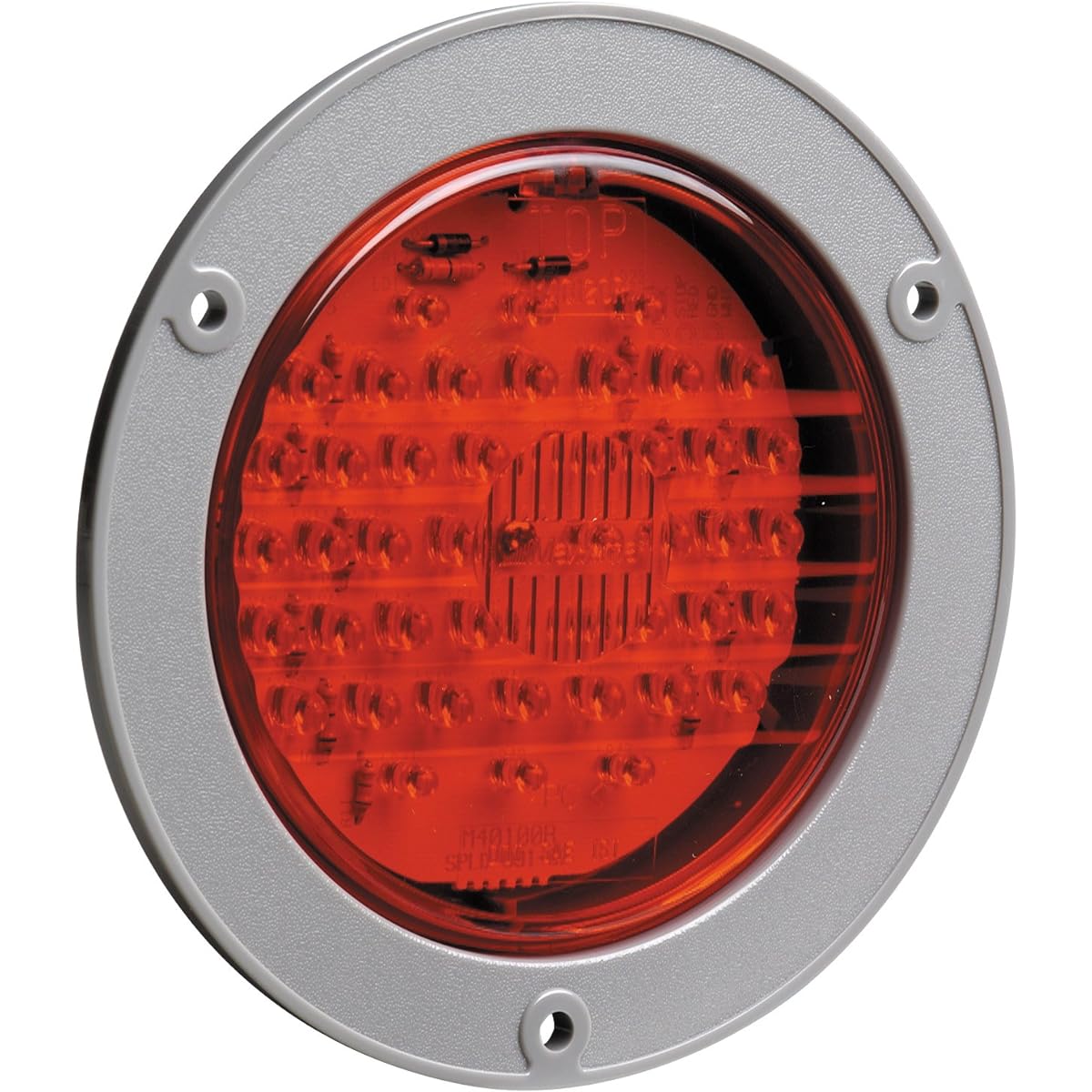 MAXXIMA M42120R 44 LED Red 4 -inch Round Flange Mount Stop/Tail/Turnlight
