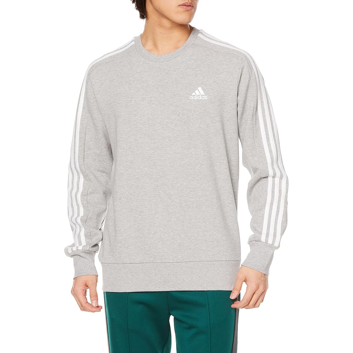Adidas Essentials French Terry 3 Stripes Sweatshirt ECR22/29198 Men's
