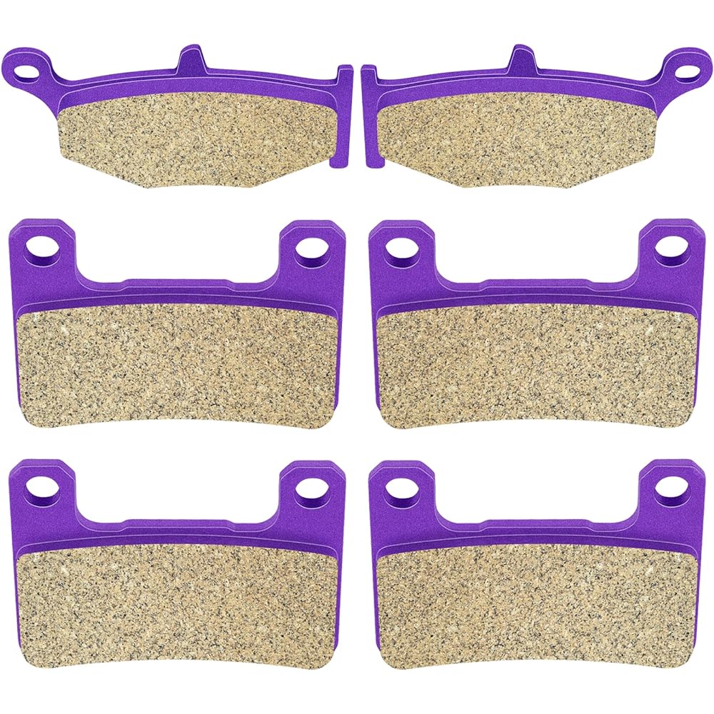 ECCPP FA379 FA254 Brake Pad Front and Rear Carbon Fiber Replacement Brake Pad Kit 2006-2009 Suzuki, 2008-2009 2011-2012 Suzuki Hayabusa, 2013 Suzuki Hayabusa GSX1300RA ABS