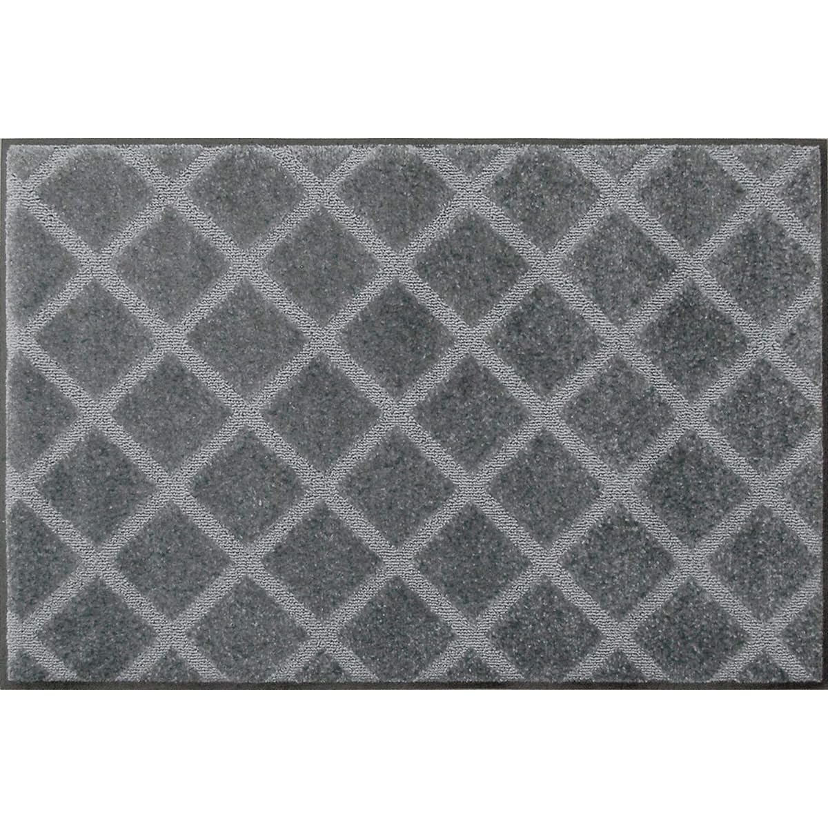 Kleen-Tex Mud Remover Entrance Mat Thin Scrape Mat G Silver 50 x 75cm AJ00019