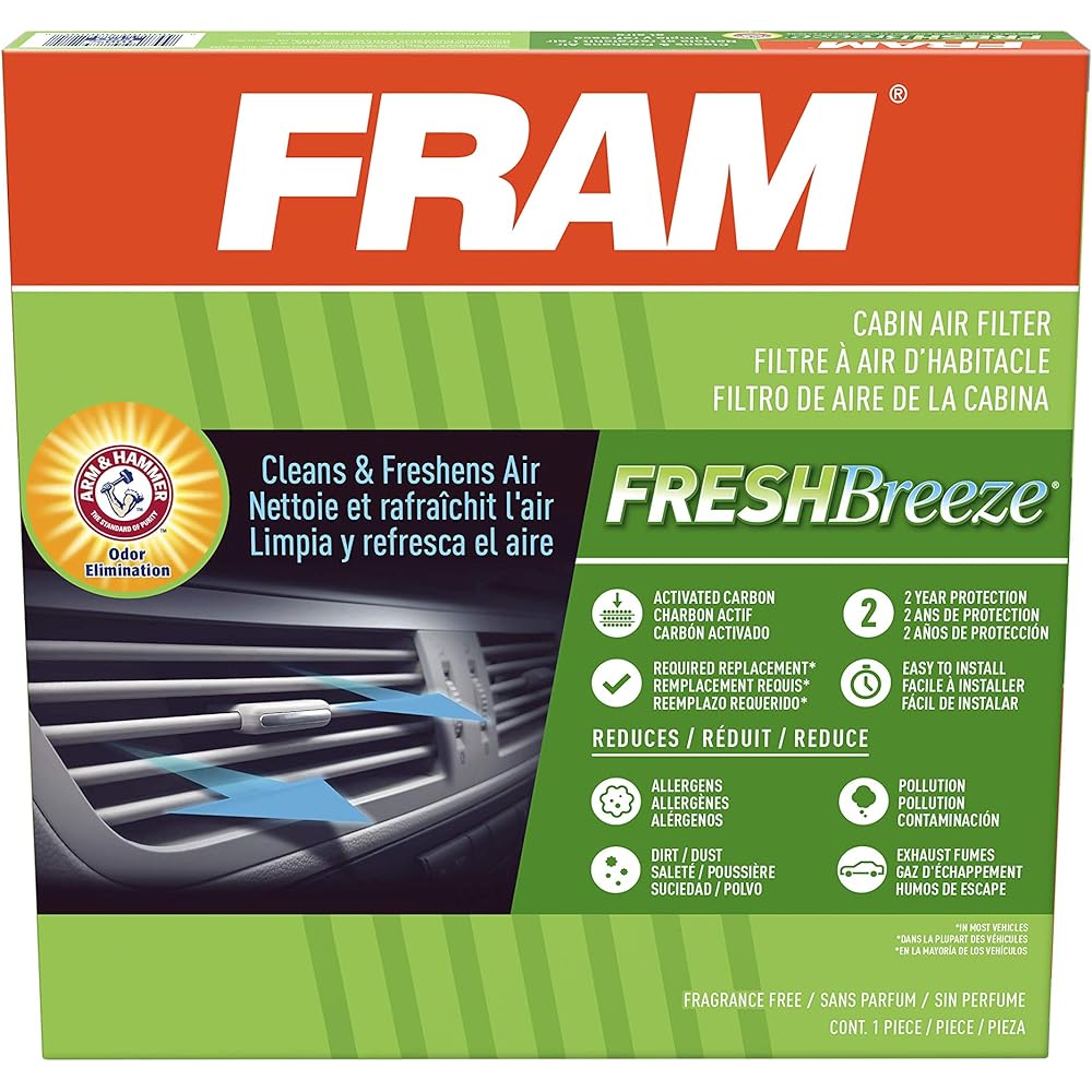 Fram CF8921A With Fresh Breeze Cabin Air Filter Arm & Hammer