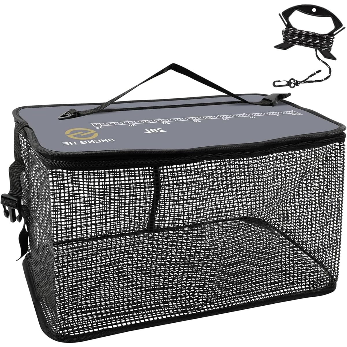 Sukari Folding Sukari Folding Floating Sukari W: 45cm Volume 29L Utilizing Net Fishing Bag Multifunctional Fishing Fishing Gear Fishing Case Bucket Includes Scale Measurement