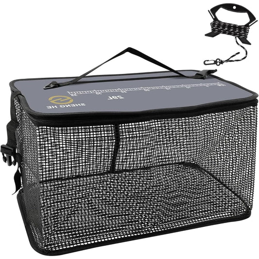 Sukari Folding Sukari Folding Floating Sukari W: 45cm Volume 29L Utilizing Net Fishing Bag Multifunctional Fishing Fishing Gear Fishing Case Bucket Includes Scale Measurement