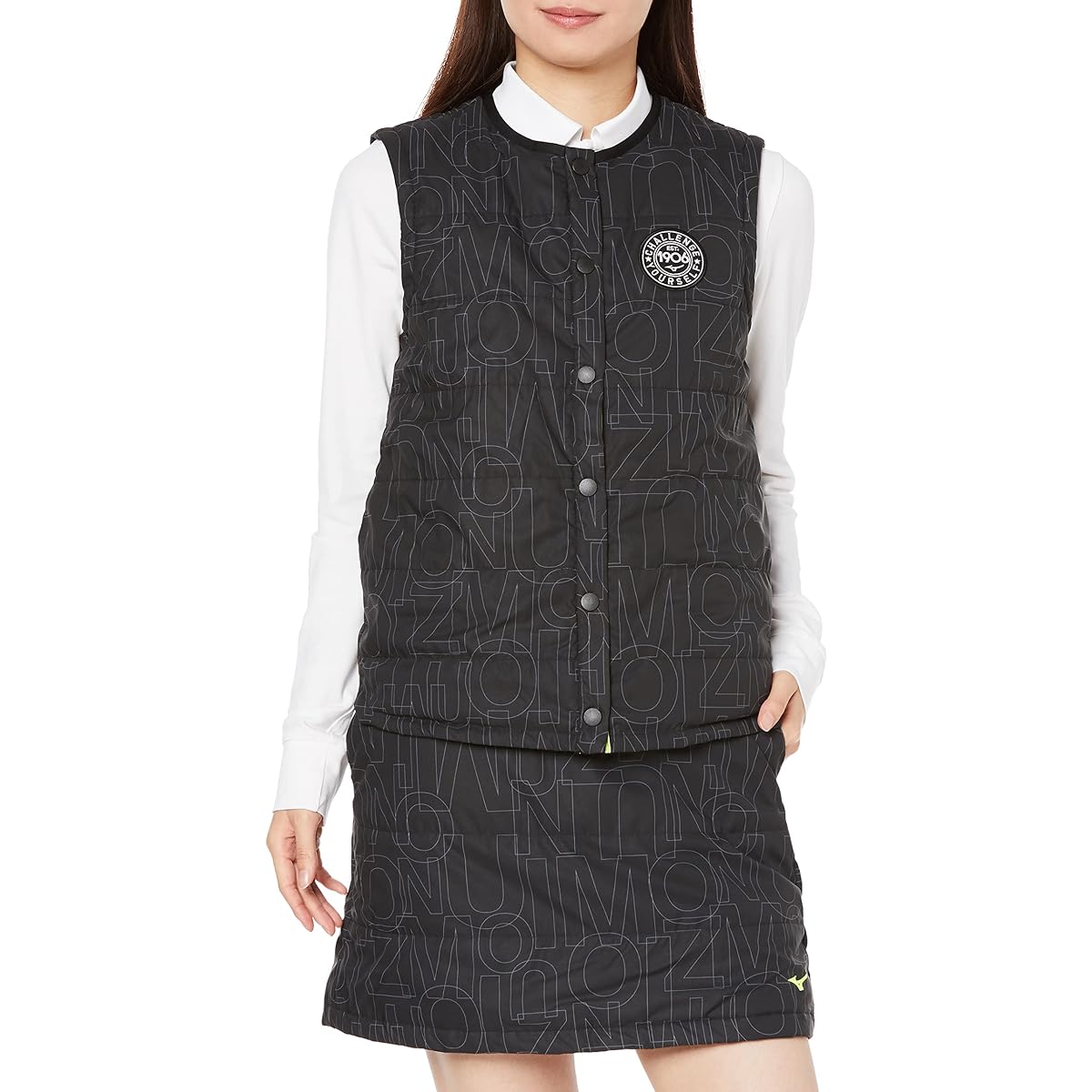 [Mizuno] Golf Wear Breath Thermo Tech Lining Down Vest Moisture Absorption Heat Generating E2ME2702 Women's