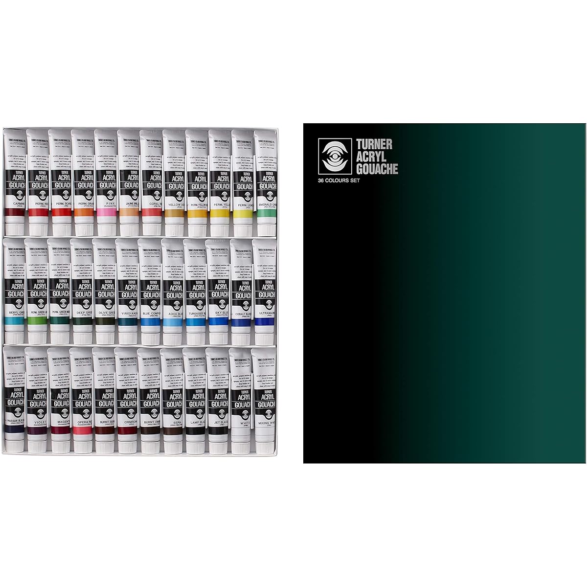 Turner color acrylic gouache 36 color set AG02036C 20ml (No. 6)