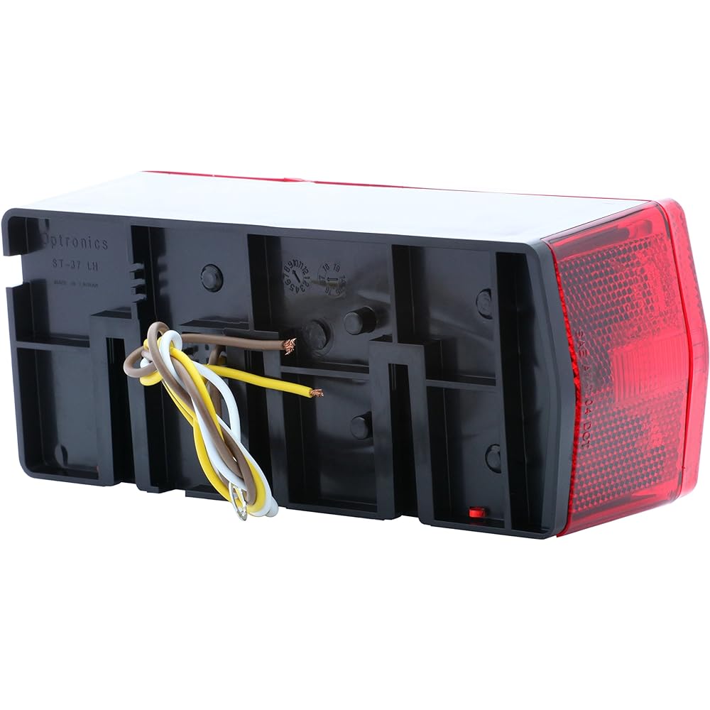 OPTRONICS STL37RS Red Lens LED Combination Tail Light Light seat side