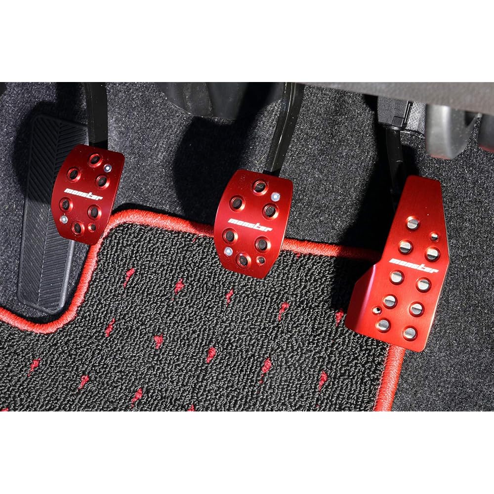 MONSTER SPORT Sports Driving Pedal Cover Swift Sport [ZC33] Clear Anodized for MT Cars 849501-7650M
