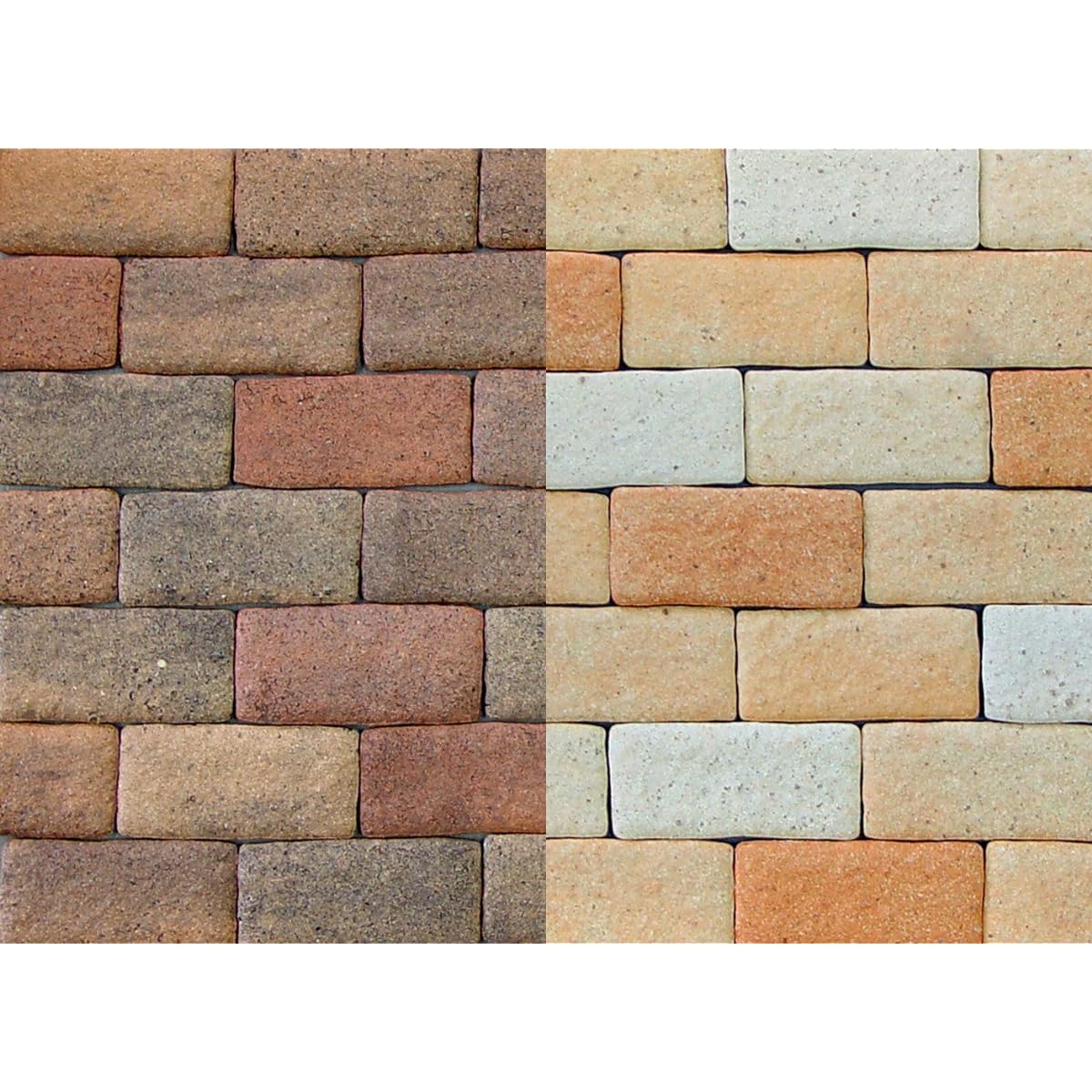 Cojit Wall Sticker Karukuru Mosaic Tile Brick Set of 100 Mixed
