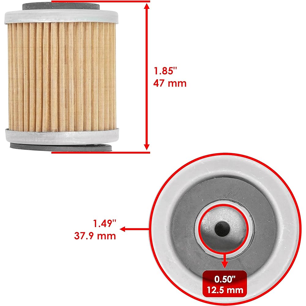 Yamaha BIG BEAR 350 YFM350 YFM-350 YFM 350 2WD 4WD 1987-1999 oil filter for ATV