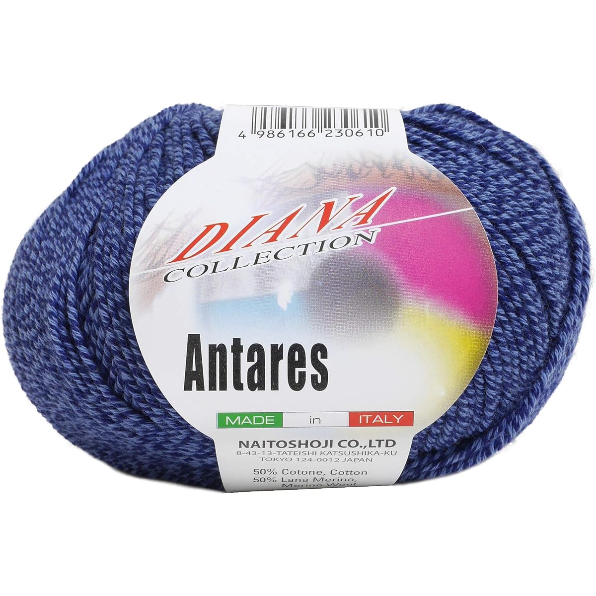 NASKA Antares Yarn Gota Col.21 Blue Series 50g Approx. 150m 10 Ball Set F-59