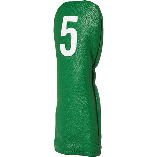 Leather head cover number HC1122 FW#5 Green