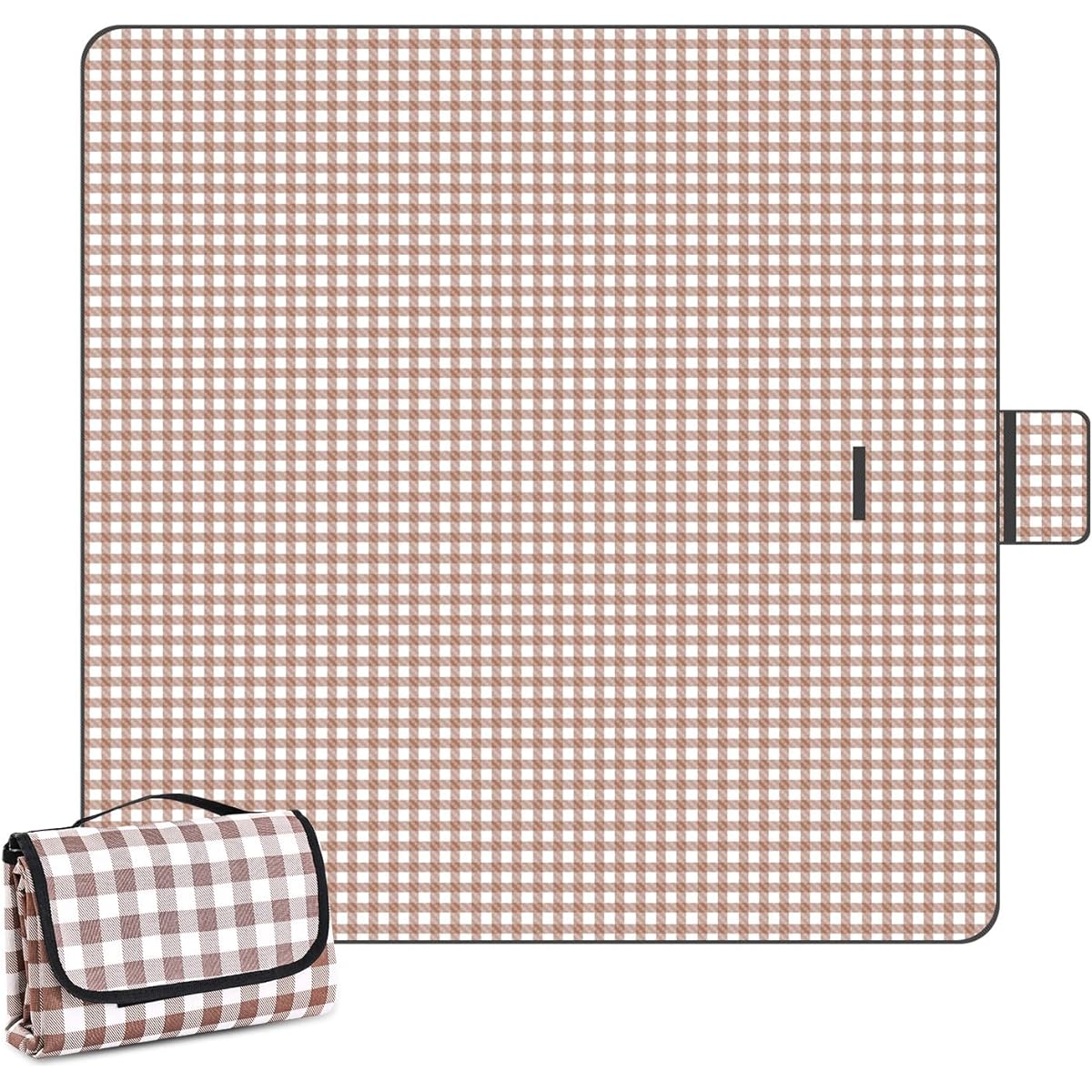 KR KITCHENRAKU Leisure Sheet, Thick, Large Picnic Sheet, Compact, Lightweight, Waterproof, Plaid Pattern, Foldable, Popular Dishes, Moisture-proof Sheet, Waterproof Sheet, Outdoor, Lightweight, For Excursions, Sports Festivals, Cherry Blossom Viewing, Be