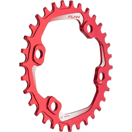 Funn Solo Narrow Wide Chainring, for Unequal Pitch 4 Arms PCD (BCD) 96mm, for Front Single