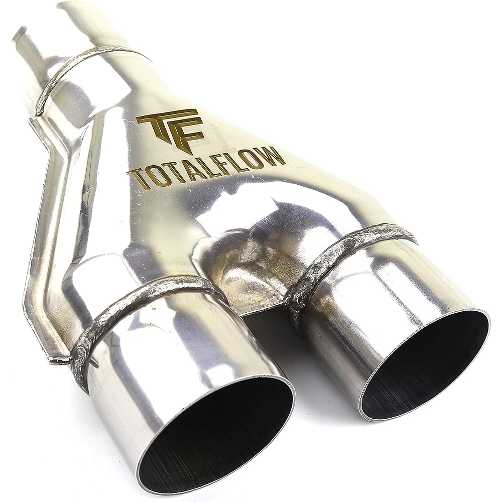 TOTALFLOW TF-Y3025 Universal Exhaust 3 inch Single-2-1/2 inch dual Y pipe