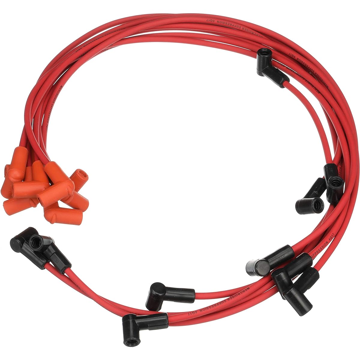QuickSilver 816608Q68 Red Wire Spark Plug Wire Kit