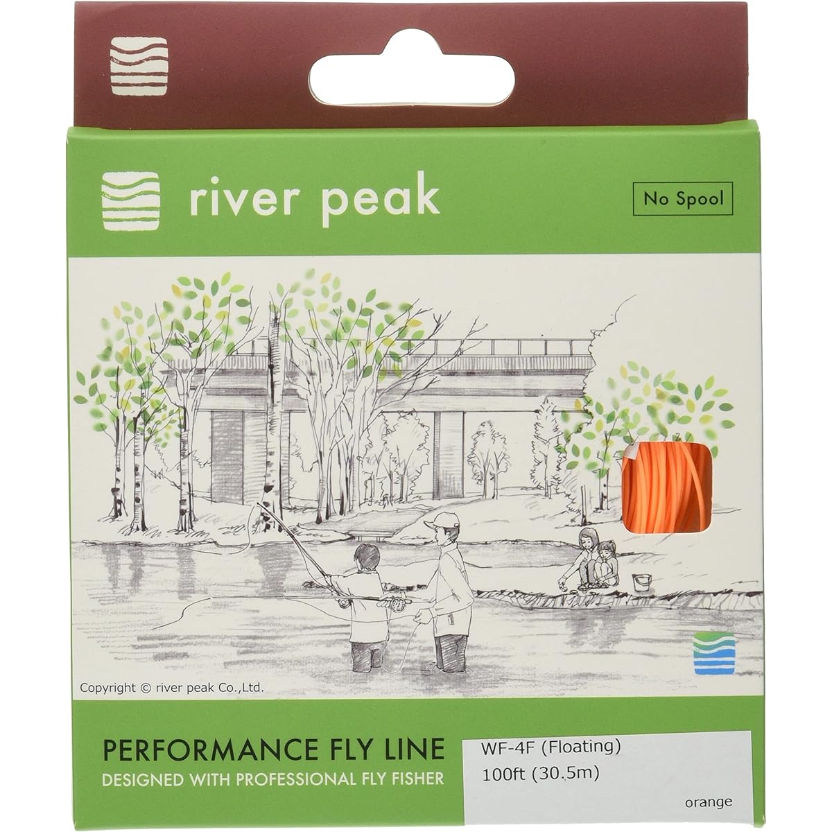Fly line WF-4F weight forward floating 100FT(30.5m)