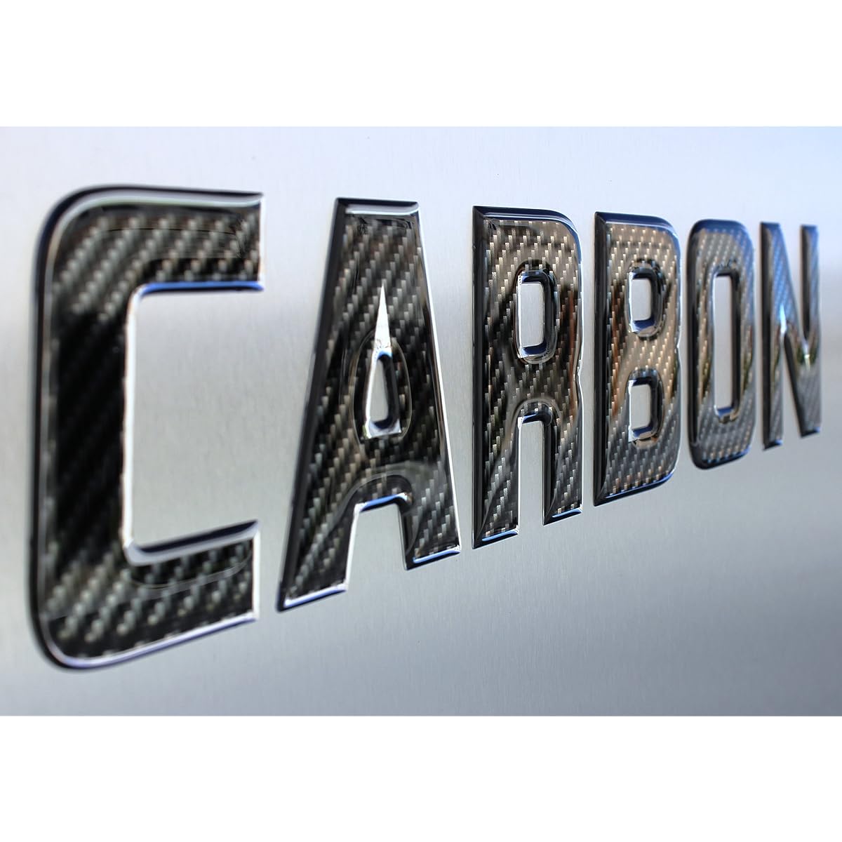 Dome Shaped Lettering & Dome Shaped by Numbers for Boat, PWC Registration Number 16 Set of Carbon Fiber Print Texture maringure-dobo-toretaringu