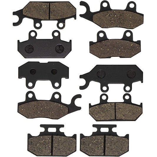 NICHE Brake Pad Kit Yamaha Viking 700 VI Wolverine X4 R-Spec 1XD-25805-00-00 1XD-25805-10-00 Completely Organic
