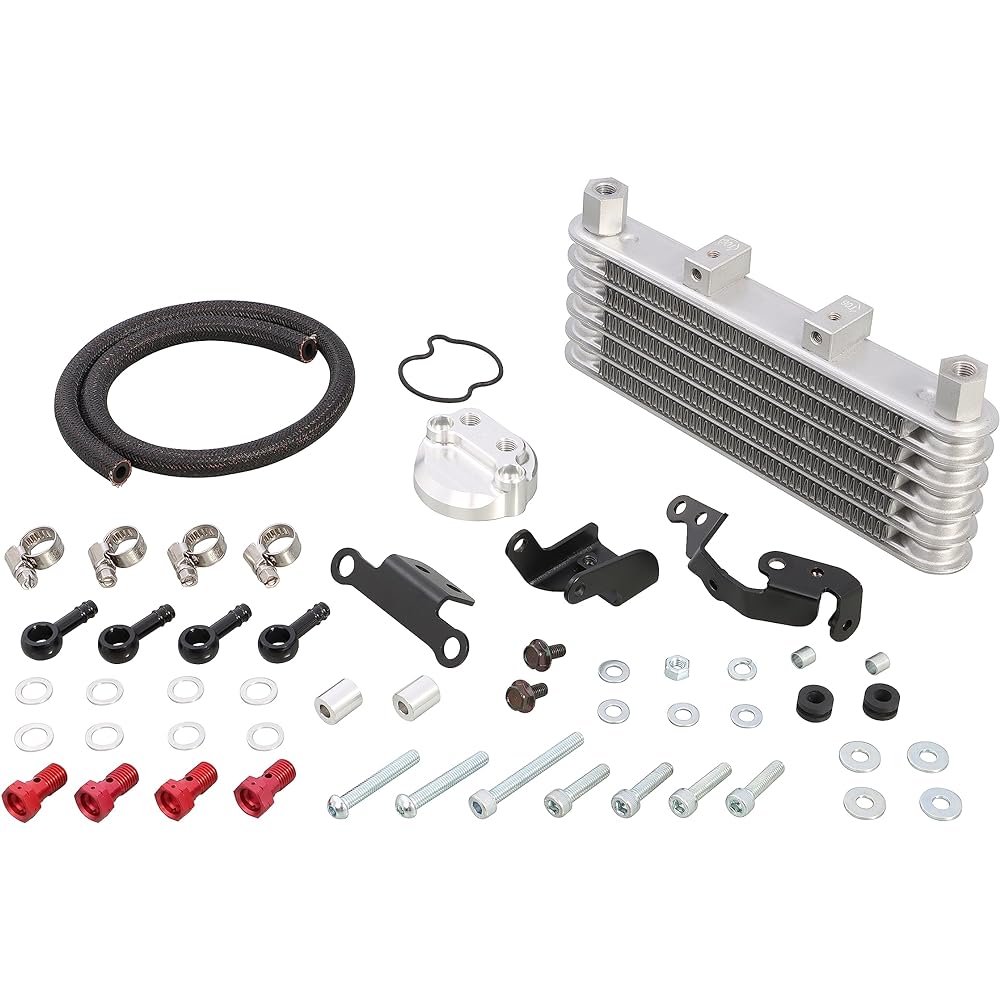 KITACO Super Oil Cooler Kit 5 Stage Core (Bottom Frame Mount) Ducks 125 (JB04) 360-1320200