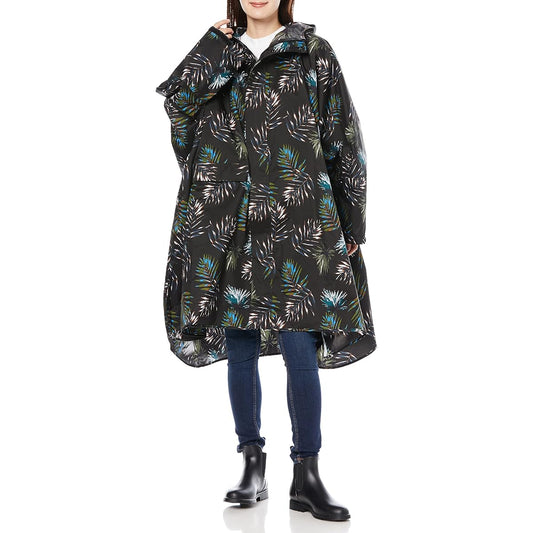 KiU Rainwear New Standard Rain Poncho Palm Men's Women's Storage Bag Included K163-263 FREE
