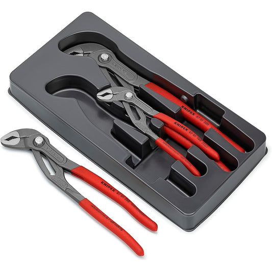 KNIPEX 002009V02 Cobra 3 piece set 180/250/300