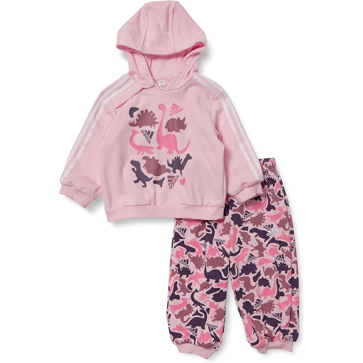 [Adidas] Top and Bottom Set Kids Dino Camo Allover Print French Terry Jogger Set EUR86