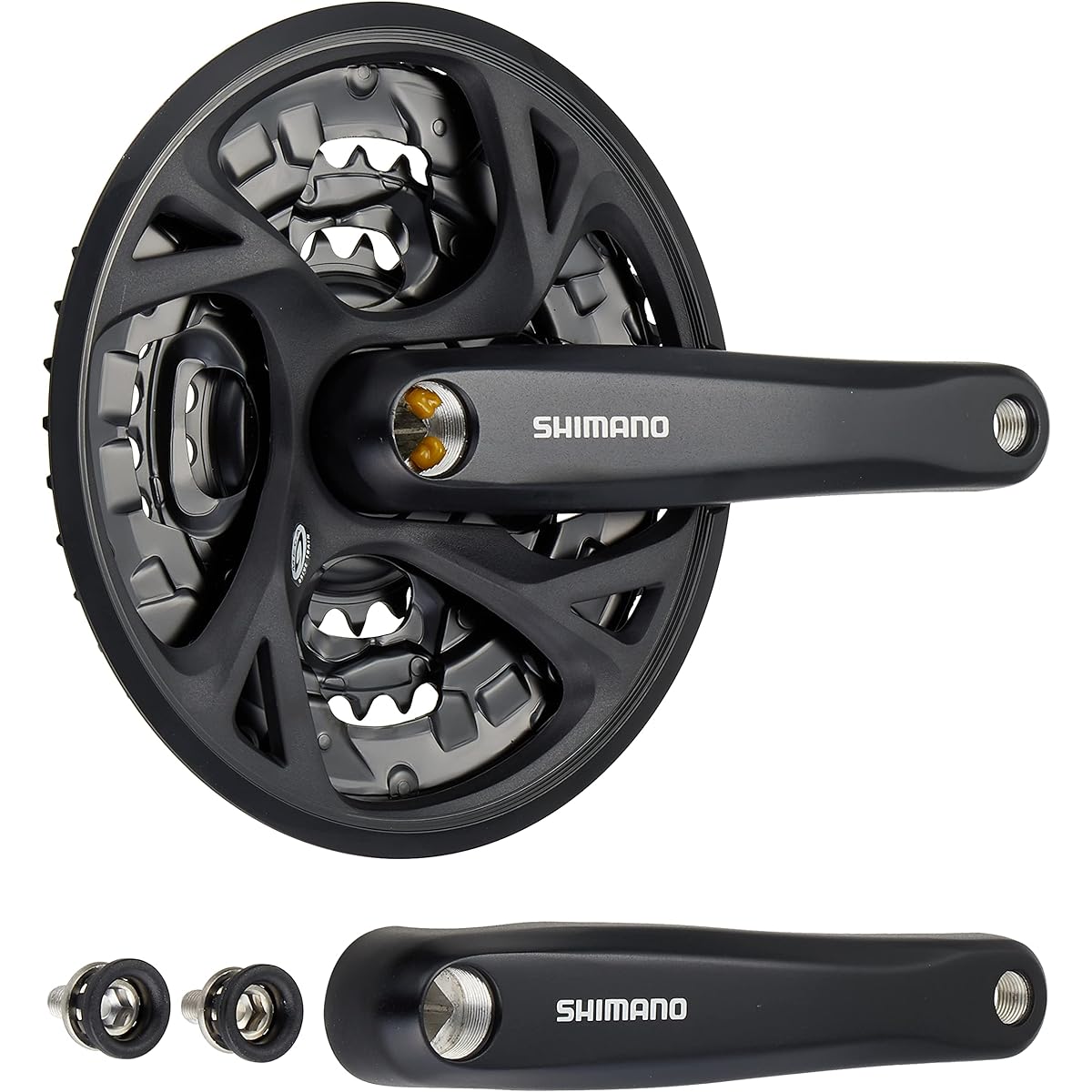 SHIMANO MTB ALTUS FC-M371 Crankset 170/175mm with guard 44/32/22T (3x9S)