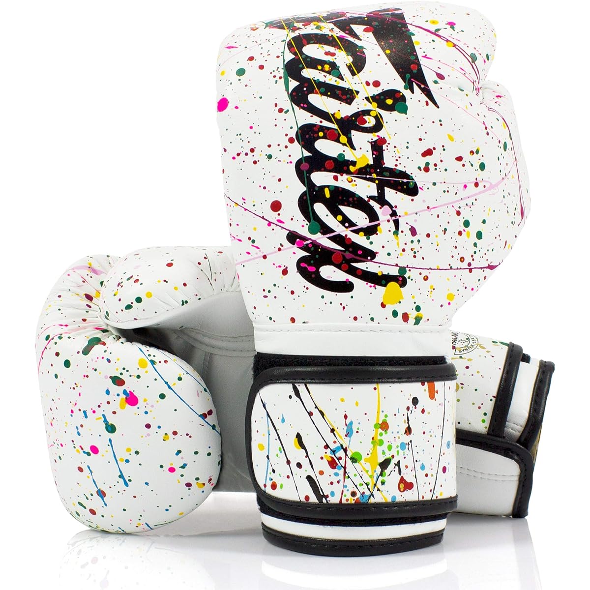 Fairtex BGV14 Microfiber Boxing Gloves Muay Thai Boxing MMA Kickboxing Training Equipment Martial Arts 16 oz White