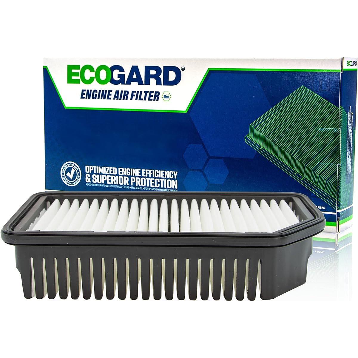 Compatible with ECOGARD XA6094 Premium Engine Air Filter Kia Soul 2.0L 2010-2011, Soul 1.6L 2010-2011