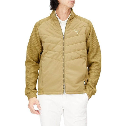[PUMA] Outer Golf Knit Kirikae Padded FZ Blouson Men's