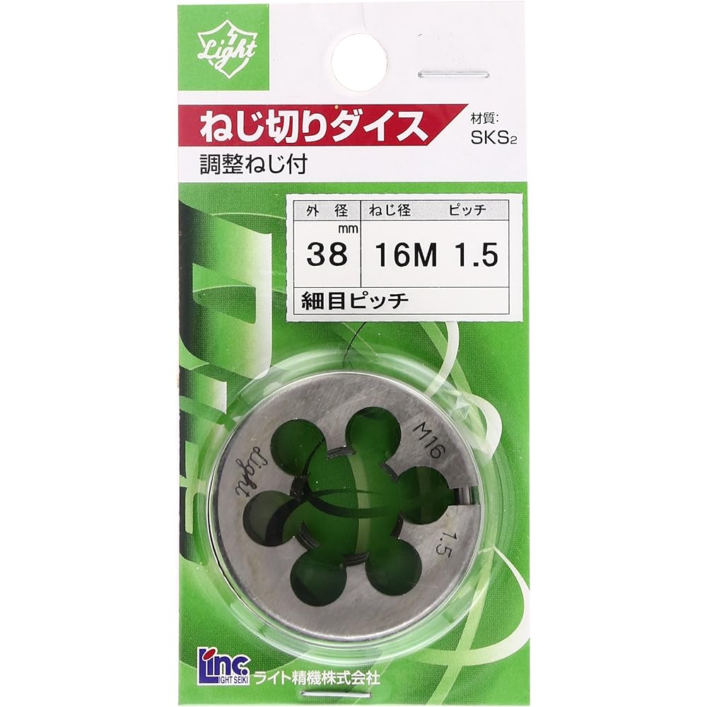 Light dice 38 diameter M16×1.5
