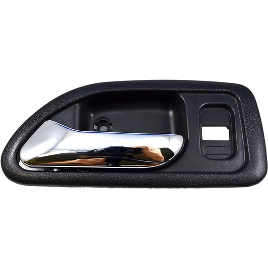 Pt Auto Warehouse HO -2579MG -FL -internal internal door handle, chrome lever with gray housing -4 door sedan, driver's front front front.