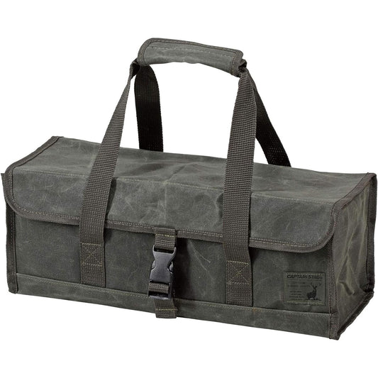 CAPTAIN STAG Outdoor Bag Tool Box Tool Bag Storage Cotton Canvas M Size Olive UL-2043