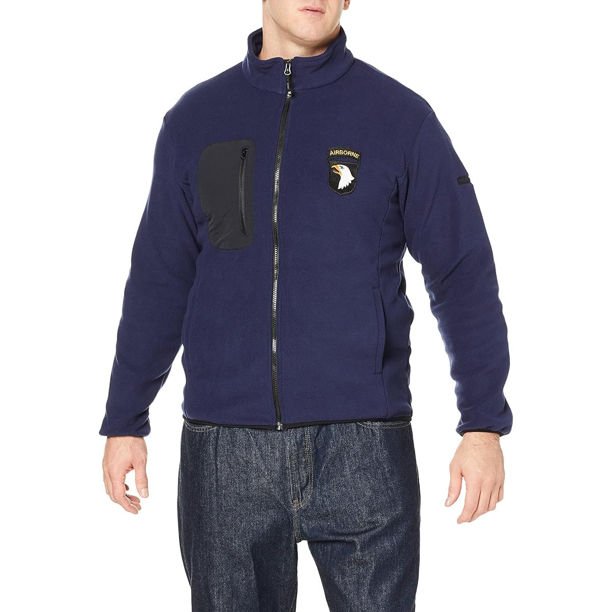 [Fstyle] Fleece Jacket Private Ryan Patch Fleece Large Size
