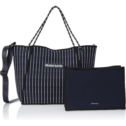 [Pearly Gates] Rocker bag (logo pinstripe pattern/2way specification) / Golf large capacity / 053-3281900