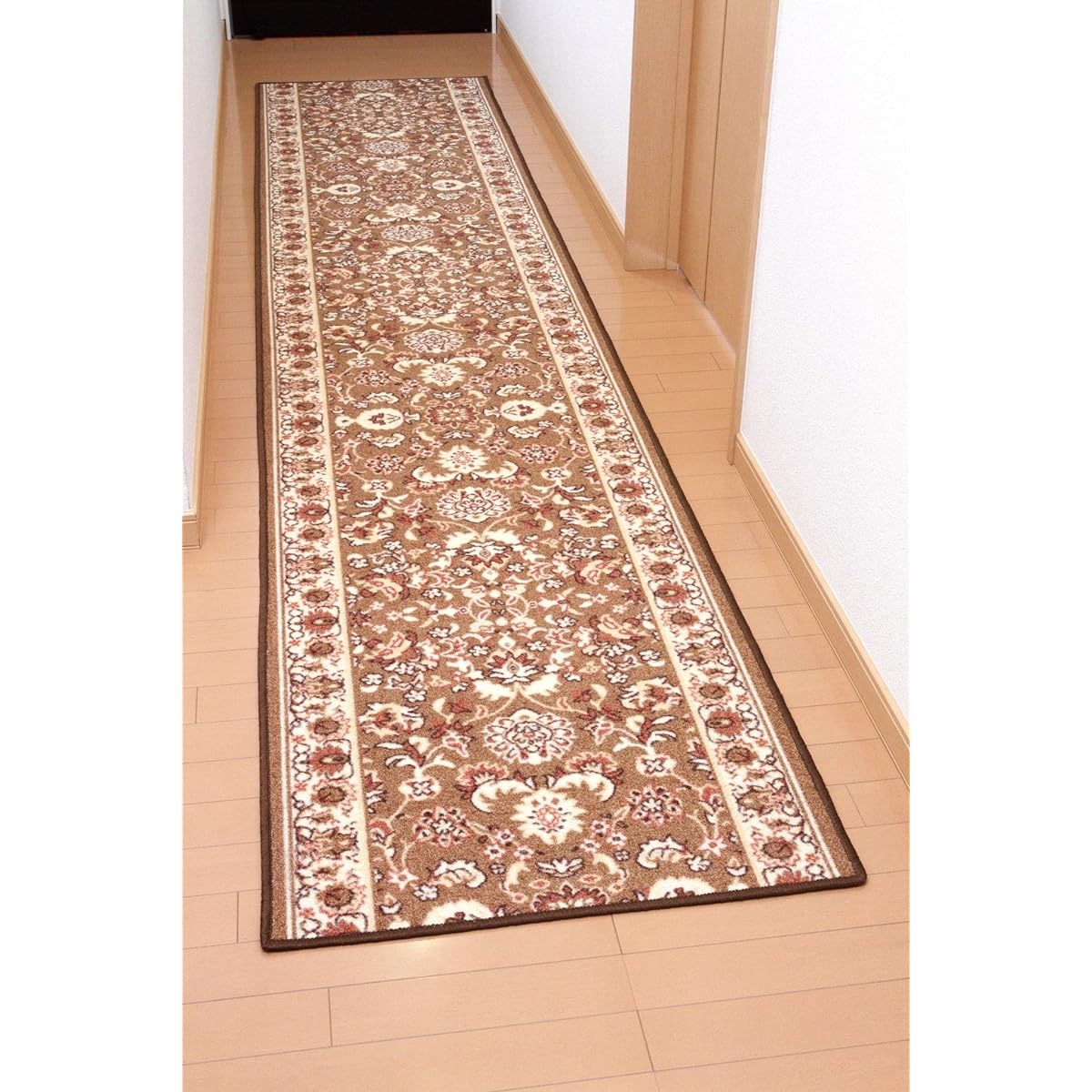 Watanabe Industries Corridor Carpet Sophia 67 x 540cm Beige SFB-6754