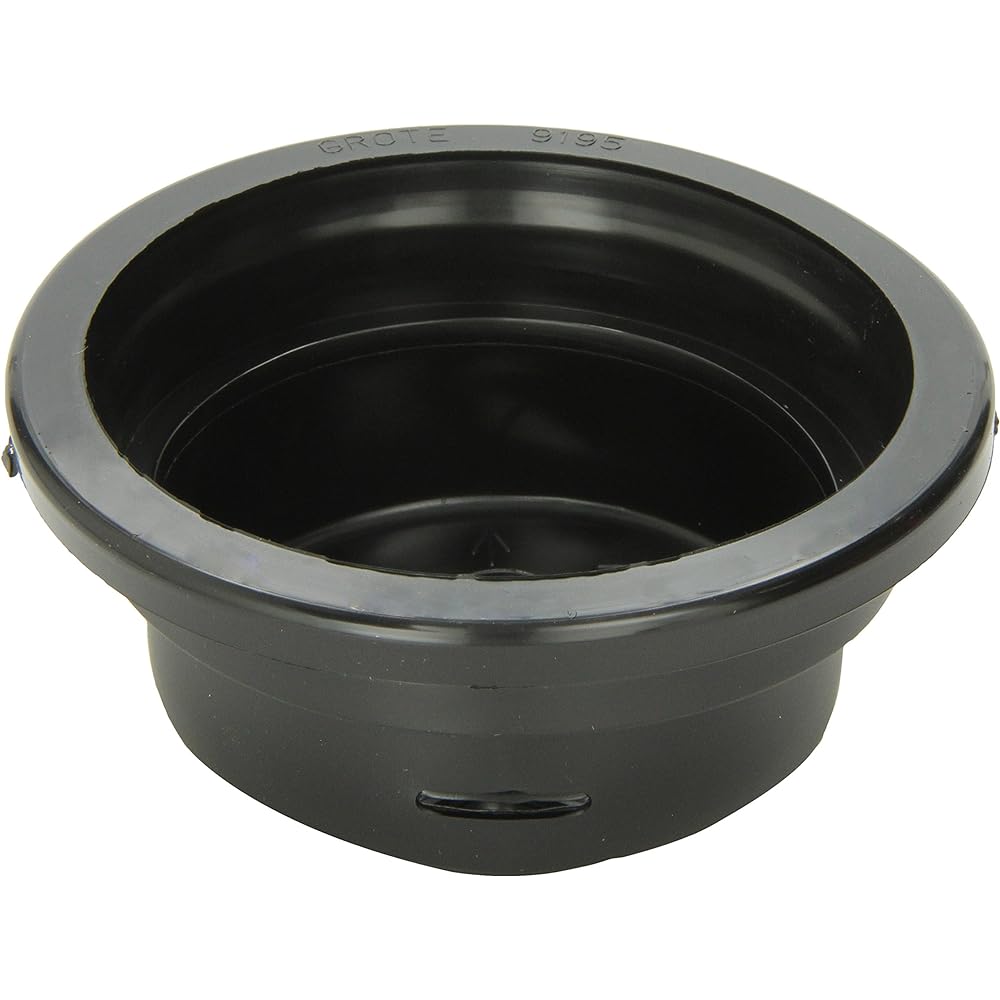 GROTE 91950 Black Close Back Glmet (for 4 -inch Light)